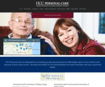 HCcpersonalcare.com(HCC Personal Care) Screenshot