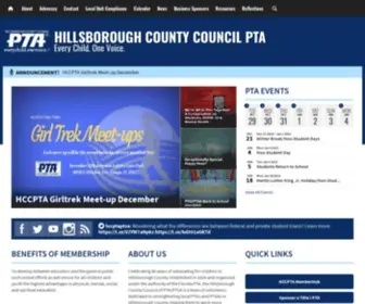 HCCptaptsa.org(Hillsborough County Council PTA) Screenshot