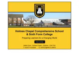 HCCS.info(Holmes Chapel Comprehensive School) Screenshot