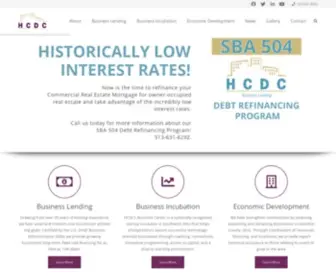 HCDC.com(Lending, Economic Development, and Business Incubation) Screenshot