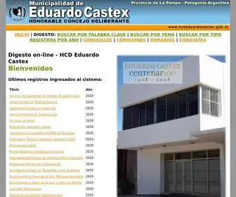 HCDeduardocastex.gov.ar(La Pampa) Screenshot