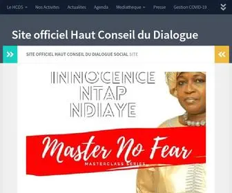 HCDS.sn(Site officiel Haut Conseil du Dialogue Social) Screenshot