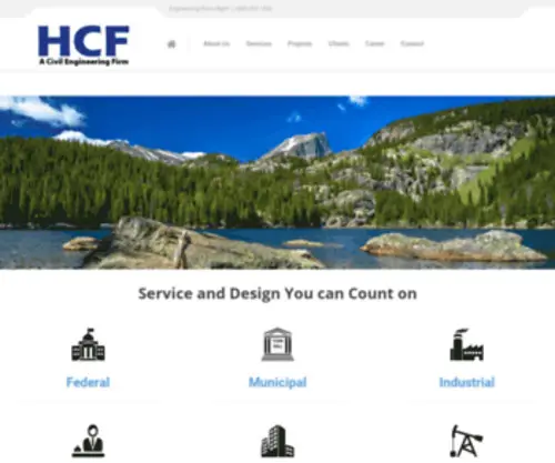 HCfcorp.com(Engineering Done Right) Screenshot