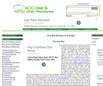 HCgdietrecipes101.com(HCG DIET) Screenshot