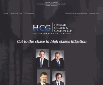 HCGLLP.com(Business Litigation Trial Lawyers And Alternative Dispute Resolution Business Litigation Trial Lawyers And Alternative Dispute Resolution) Screenshot