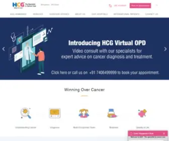 Hcgoncology.com(Best Cancer Treatment Centre and Hospital in India) Screenshot