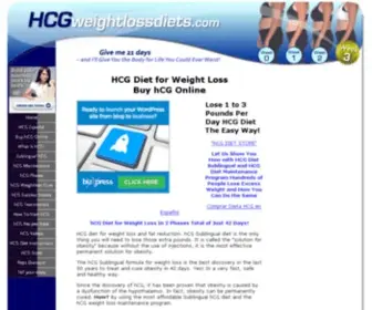 HCgweightlossdiets.com(HCG Diet) Screenshot