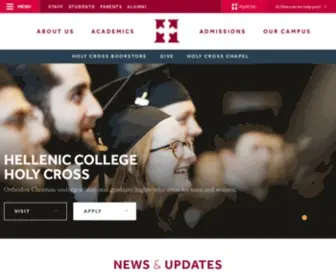 HCHC.edu(Hellenic College Holy Cross) Screenshot