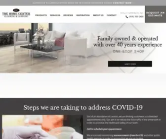 Hchomecenter.com(Flooring store in Holly Springs) Screenshot