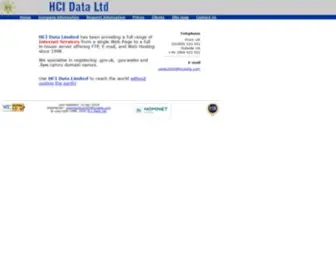 Hcidata.com(HCI Data Limited) Screenshot