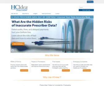 Hcidea.org(Prescriber Database) Screenshot