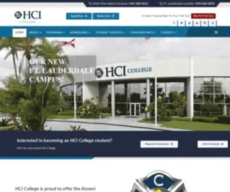 Hci.edu(HCI College) Screenshot