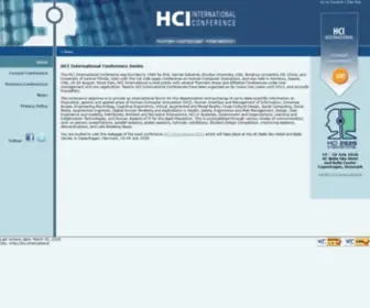 Hci.international(HCI International) Screenshot