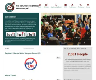Hcil.cc(The Coalition For Barrier Free Living) Screenshot