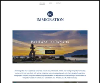 Hcimmigration.com(HC Immigration Inc) Screenshot