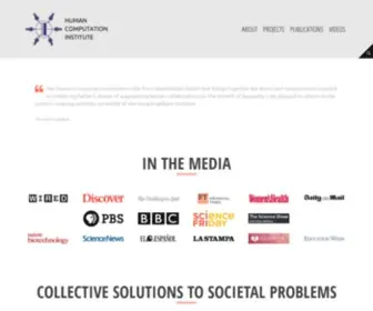 Hcinst.org(Collective solutions to societal problems) Screenshot