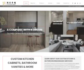 Hckitchencabinet.com(Bathroom Remodeling & Kitchen Remodeling in San Francisco) Screenshot