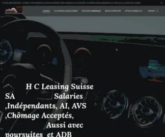 Hcleasing.ch(HC Leasing Suisse SA) Screenshot