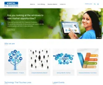 Hclenterprisedistribution.com(HCL) Screenshot