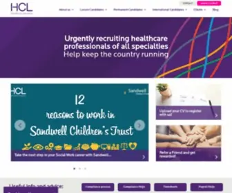HClnursing.com(Healthcare and Social Care Jobs & Locum Recruitment) Screenshot