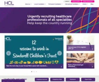 HClsocialcare.com(Healthcare and Social Care Jobs & Locum Recruitment) Screenshot