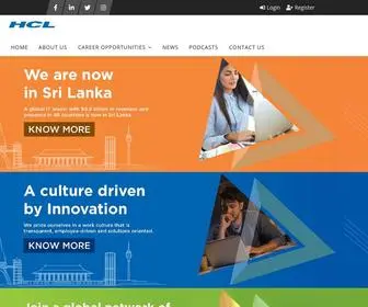 HCLsrilanka.com(HCL Technologies Sri Lanka) Screenshot