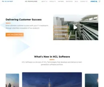HCltechsw.com(HCLSoftware) Screenshot