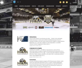 HCM-Junior.it(Hockey Club Merano Junior) Screenshot