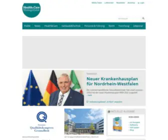 HCM-Magazin.de(Health&Care Management) Screenshot