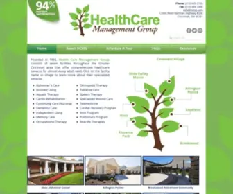 HCMG.com(Assisted Living in Cincinnati Ohio) Screenshot