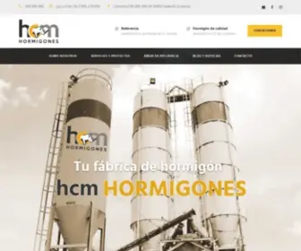 HCmhormigones.es(Hcm HORMIGONES) Screenshot