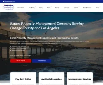 HCMPM.com(HCM Property Management in Irvine) Screenshot