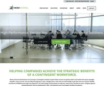 HCmworks.com(Contingent Workforce Solution Specialists & Advisors) Screenshot