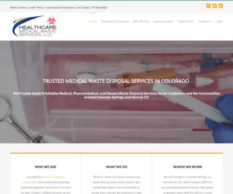 HCMWS.com(Healthcare Medical Waste Services) Screenshot