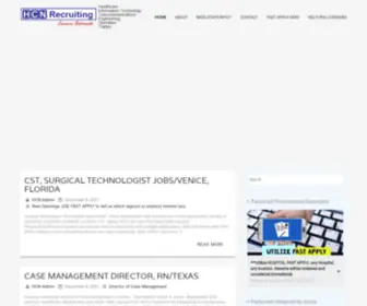 HCnhealth.com(HCN Healthcare Recruiting) Screenshot