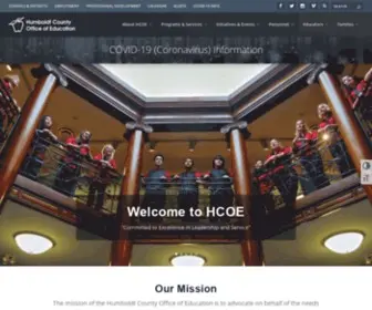 Hcoe.org(The mission of the humboldt county office of education) Screenshot