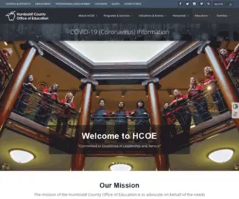 Hcoe.org(The mission of the Humboldt County Office of Education) Screenshot