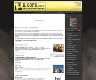 Hcope.co.uk(H.COPE & SONS) Screenshot