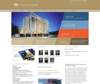 Hcourt.gov.au(High Court of Australia) Screenshot