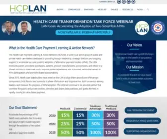 HCP-Lan.org(Health Care Payment Learning and Action Network) Screenshot