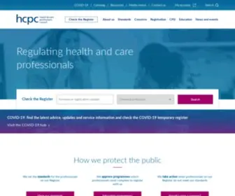 HCPC-UK.co.uk(We are a regulator of health and care professions in the UK. Our role) Screenshot