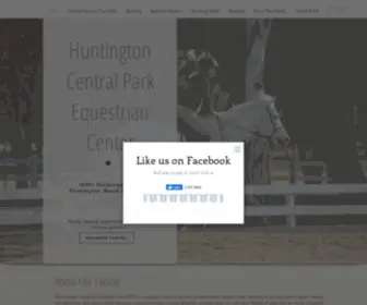 Hcpec.com(The Huntington Central Park Equestrian Center) Screenshot