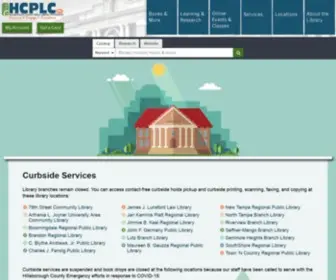 HCPLC.org(Hillsborough County Public Library Cooperative) Screenshot