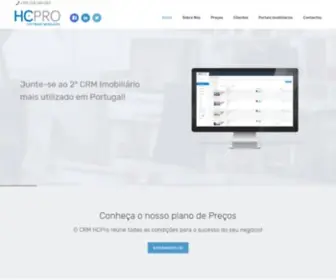 HCpro.pt(HCPro CRM) Screenshot
