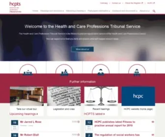 HCPTS-UK.org(Health and Care Professions Tribunal Service) Screenshot