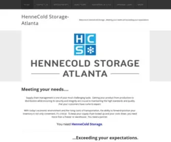 Hcsatl.com(HenneCold Storage) Screenshot