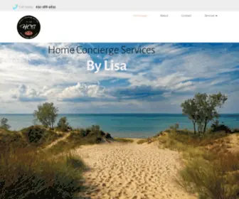 HCSBylisa.com(Home Concierge Services by Lisa) Screenshot