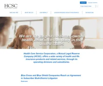 HCSC.com(Health Care Service Corporation (HCSC)) Screenshot