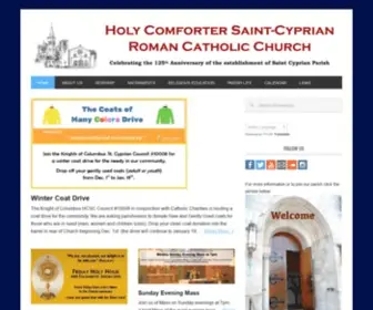 HCSCchurch.org(Holy Comforter St. Cyprian Catholic Church) Screenshot