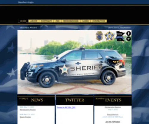 HCsda.com(Hennepin County Sheriff's Deputies Association) Screenshot